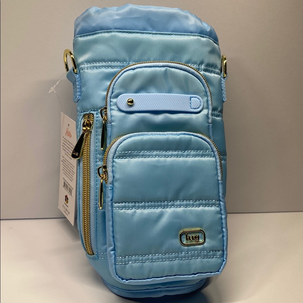 NWT Lug Huggie Wide-Bubble Blue